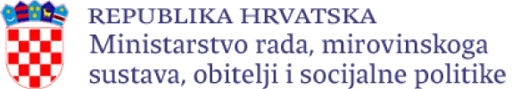 Logo Ministarstva rada, mirovniskog sustava, obitelji i socijalne politike